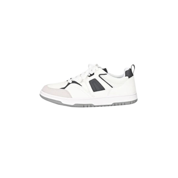 Vlaze Elevate Your Style with White and Black Low Top Sneakers