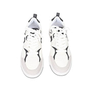 Vlaze Elevate Your Style with White and Black Low Top Sneakers