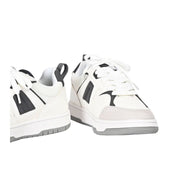 Vlaze Elevate Your Style with White and Black Low Top Sneakers